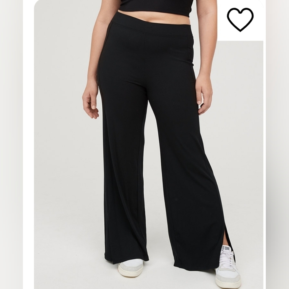 Aerie split bottom pants